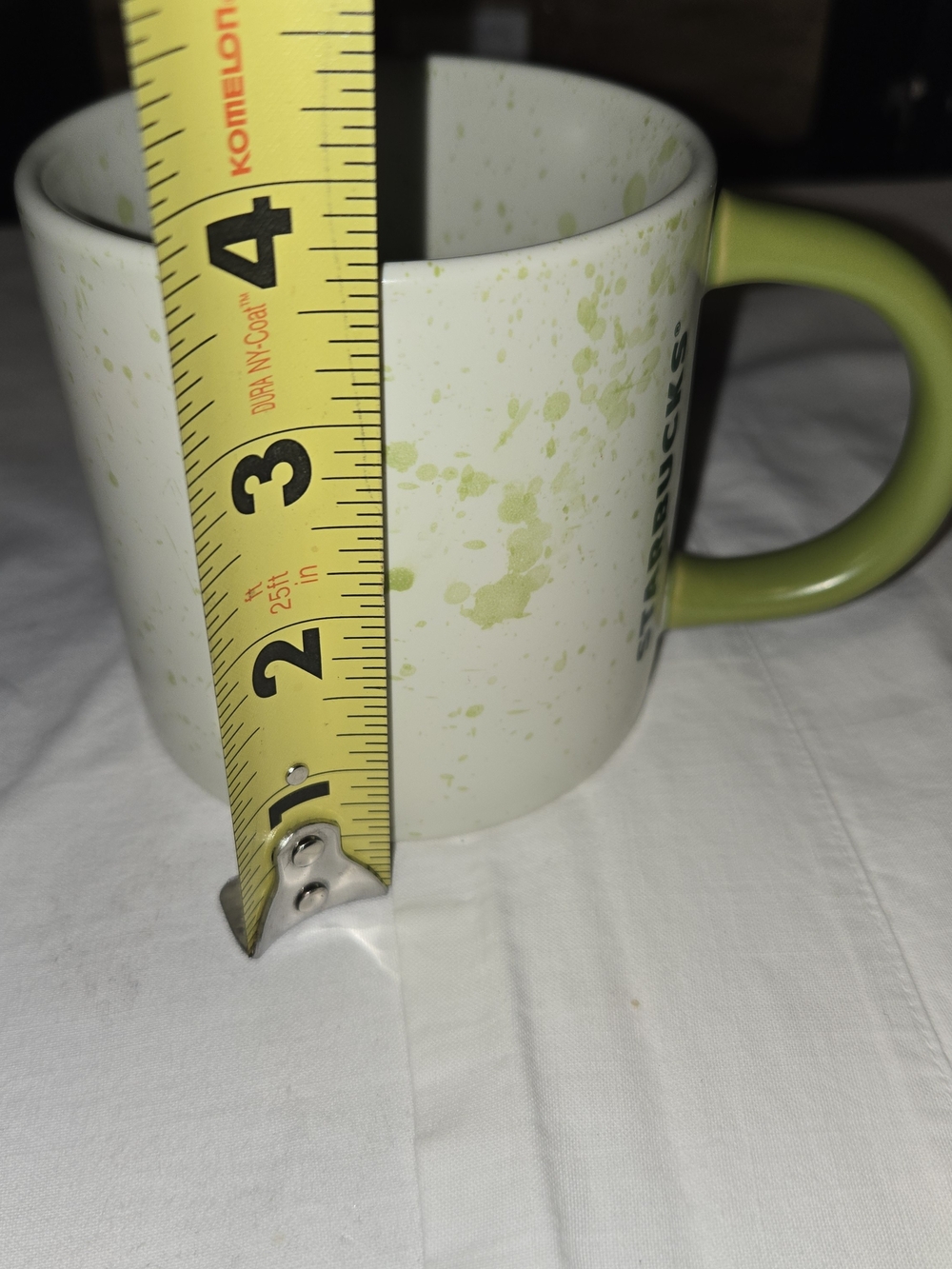 NEW Starbucks MATCHA Collection SPLATTER Ceramic Mug Cup 12 oz - Picture 4 of 4
